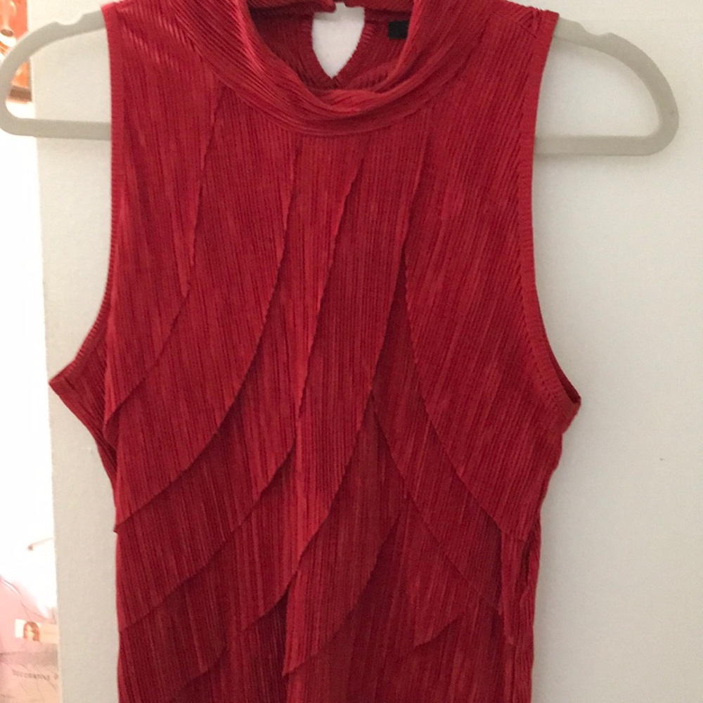Red blouse